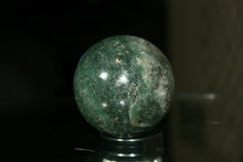 Load image into Gallery viewer, Polished Green Fuchsite Sphere with Pyrite Flecks