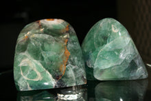 Load image into Gallery viewer, Polished Watermelon Fluorite Standing Freeforms