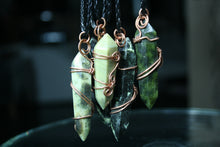 Load image into Gallery viewer, Polished Leopard Stone Copper Artwork Necklace