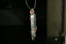 Load image into Gallery viewer, Polished Leopard Stone Copper Artwork Necklace