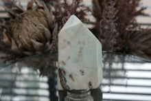 Load image into Gallery viewer, Polished Blue Smithsonite Aragonite Standing Freeforms