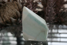 Load image into Gallery viewer, Polished Blue Smithsonite Aragonite Standing Freeforms