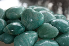 Load image into Gallery viewer, Polished Amazonite Small Hearts (Pair)