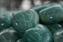 Load image into Gallery viewer, Polished Amazonite Small Hearts (Pair)