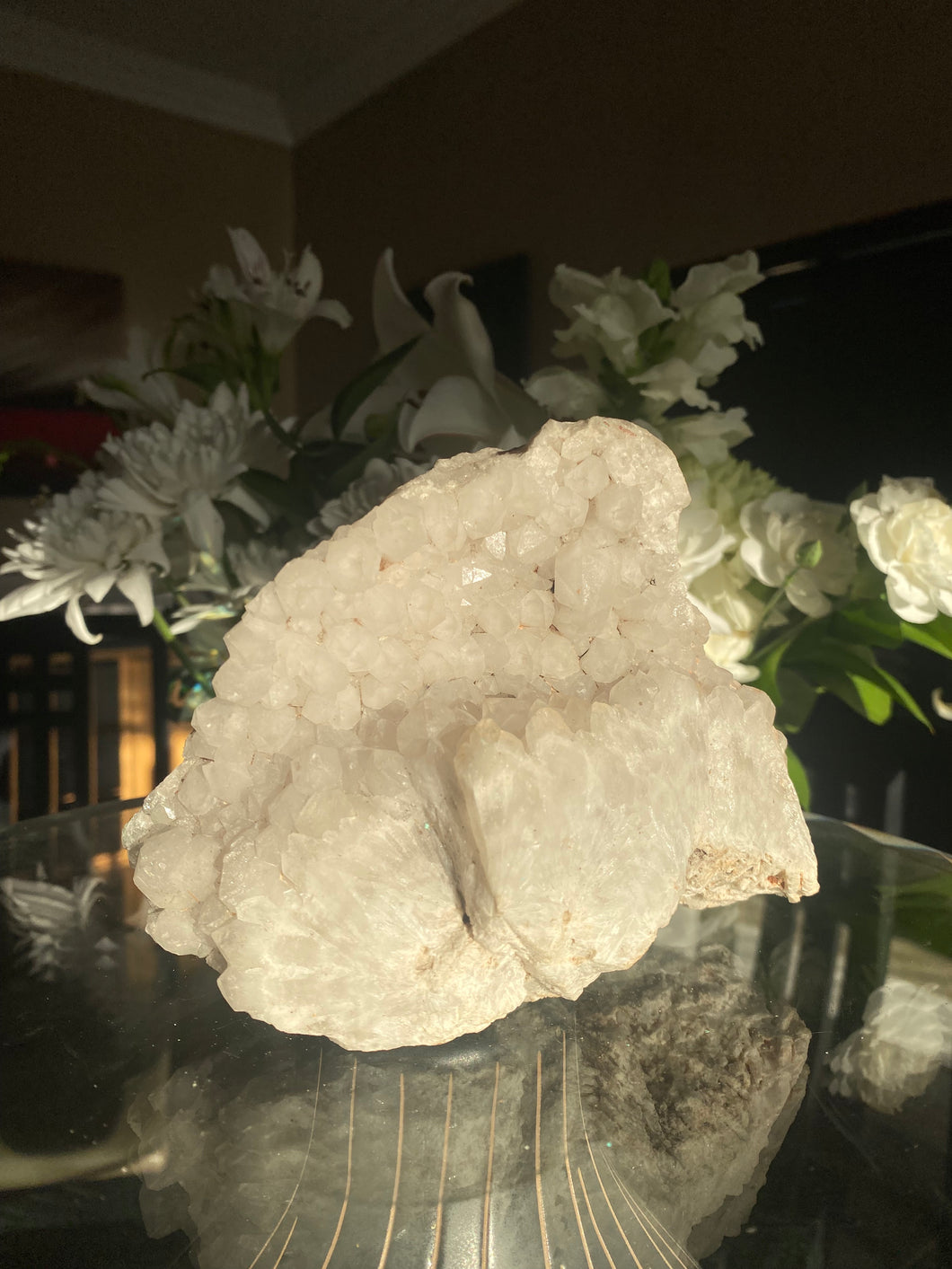 Natural Spirit (Fairy) Quartz Crystal Cluster