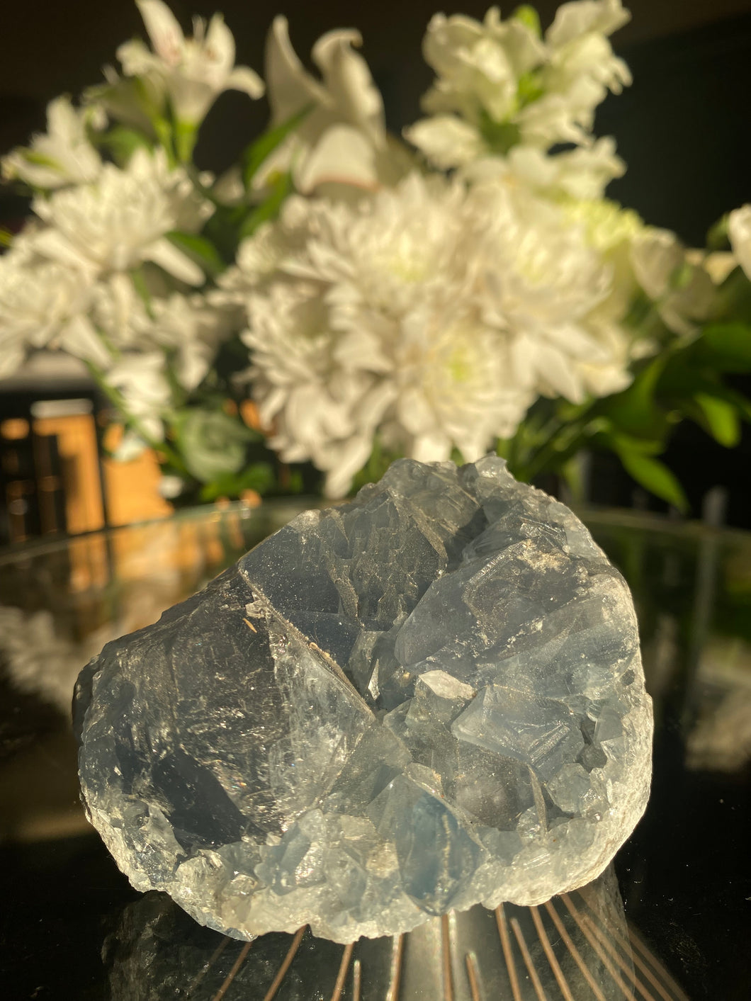 Natural Celestite Raw Cluster