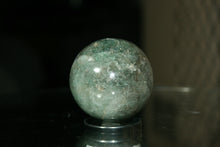 Load image into Gallery viewer, Polished Green Fuchsite Sphere with Pyrite Flecks
