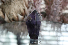 Load image into Gallery viewer, Polished Chevron Amethyst Quartz Crystal Standing Freeform
