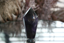 Load image into Gallery viewer, Polished Chevron Amethyst Quartz Crystal Standing Freeform
