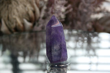 Load image into Gallery viewer, Polished Chevron Amethyst Quartz Crystal Standing Freeform
