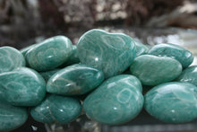 Load image into Gallery viewer, Polished Amazonite Small Hearts (Pair)
