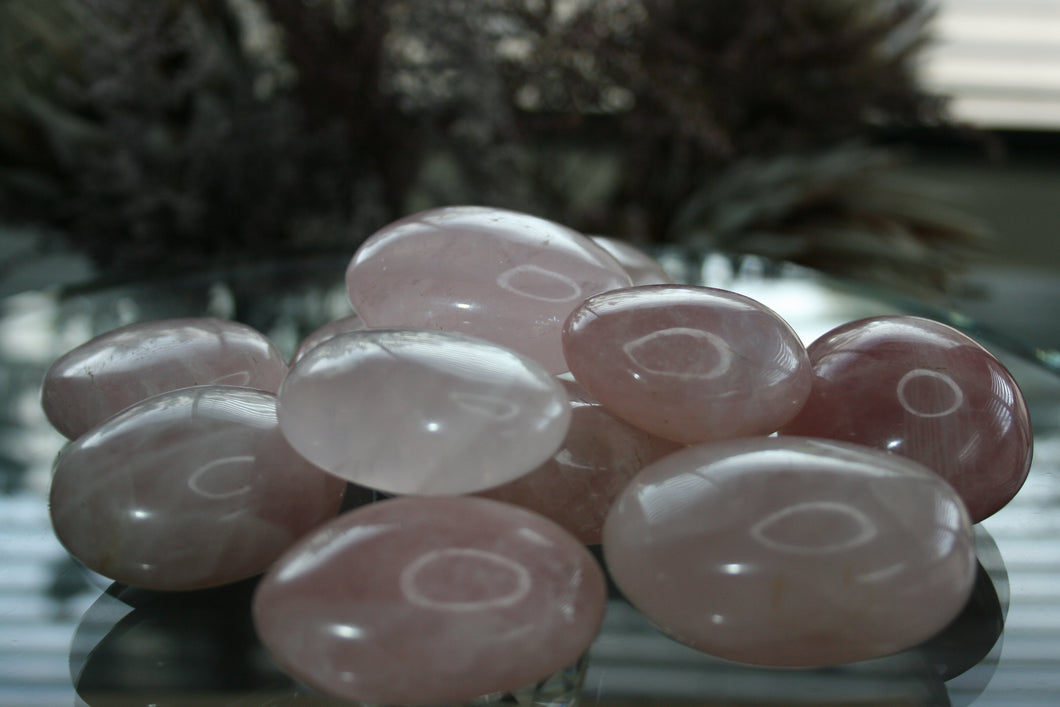 Polished Rose Quartz - 'Semi-Gemmy' Pink Freeforms / Gallets