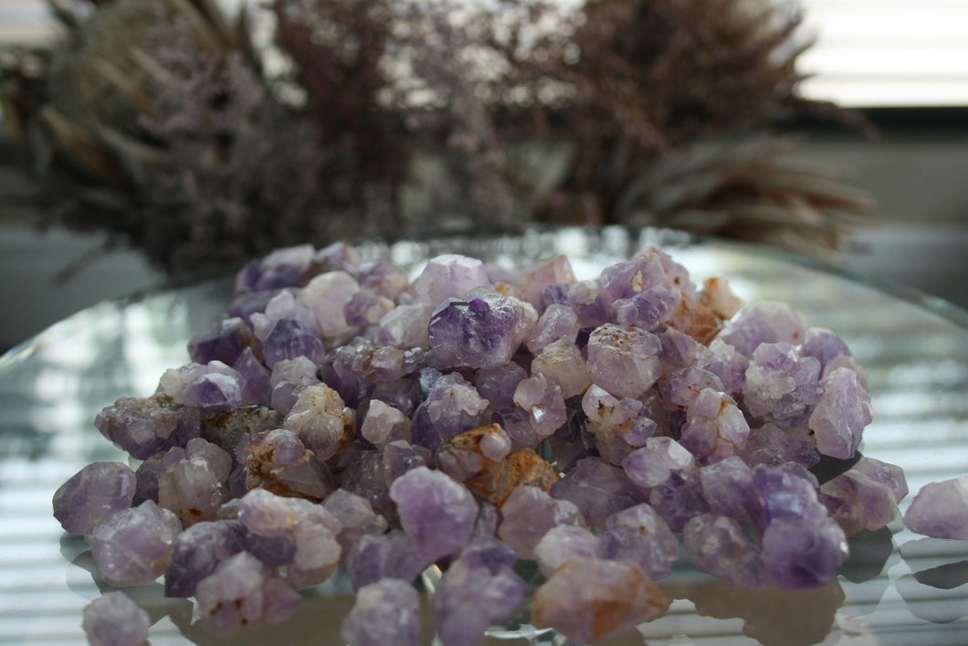 Natural Mini Amethyst Crystals (5 crystals)